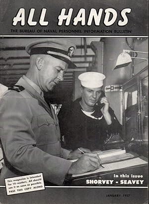 Bild des Verkufers fr All Hands: The Bureau of Naval Personnel Information Bulletin January 1957 NavPers-O Number 480 zum Verkauf von Clausen Books, RMABA