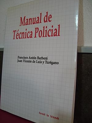 Imagen del vendedor de MANUAL DE TECNICA POLICIAL a la venta por Lauso Books