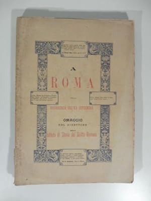 Annuario dello Istituto di Storia del Diritto romano. Vol. V. 1894-95