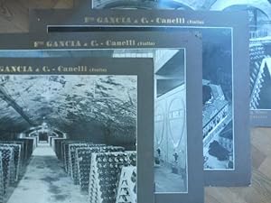 F.lli Gancia & C. Canelli. Veduta aerea dello stabilimento di Canelli; Cantina lavorazione spuman...