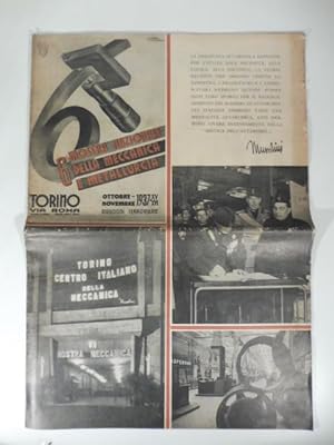 6o mostra nazionale della meccanica e metallurgia. Torino. Ottobre - Novembre 1937