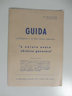 Guida al Padiglione n. 23 della Chimica industriale, 28 Fiera di Milano, 1950