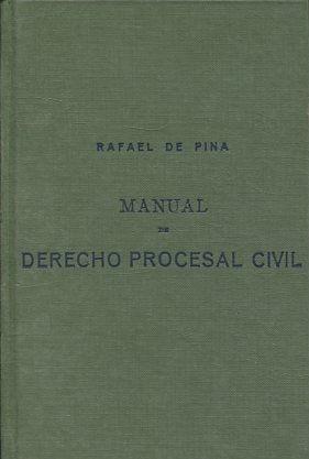 MANUAL DE DERECHO PROCESAL CIVIL.