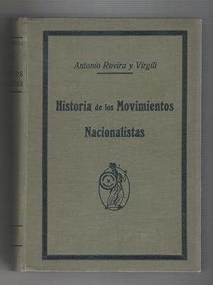 Seller image for Historia de los movimientos nacionalistas. for sale by Librera El Crabo