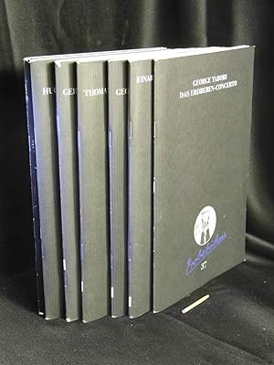 Bild des Verkufers fr Berliner Ensemble Programmheft (7 Bnde) - 37: George Tabori: Das Erdbeben-Concerto + 41: Einar Schleef: Gertrud. Ein Totenfest - Urauffhrung + 42: Georg Kreisler: Adam Schaf hat Angst oder das Lied vom Ende + 43: Thomas Bernhard: Ein Fest fr Boris + 46: Gerhart Hauptmann: Michael Kramer + 49: Hugo von Hofmannsthal: Elektra + 131: William Shakespeare: Romeo und Julia (bersetzt von Thomas Brasch) - zum Verkauf von Erlbachbuch Antiquariat