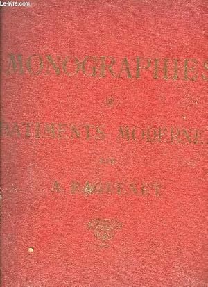 Bild des Verkufers fr MONOGRAPHIES DE BATIMENTS MODERNES - 2 VOLUMES - 1632 PLANCHES - ANNEE N1 A L'ANNEE N 17. zum Verkauf von Le-Livre