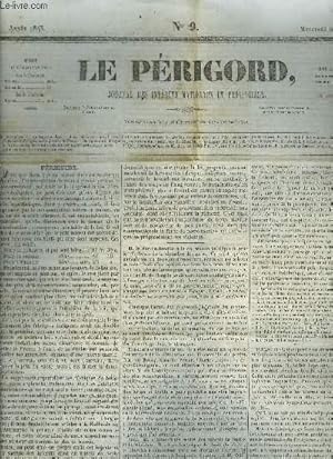 Seller image for LE PERIGORD JOURNAL DES INTERETS NATIONAUX ET PROVINCIAUX N9 ANNEE 1843 - for sale by Le-Livre