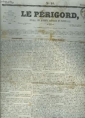 Seller image for LE PERIGORD JOURNAL DES INTERETS NATIONAUX ET PROVINCIAUX N18 ANNEE 1843 - Prigueux - extraits de mmoires indits un bon moment de Robespierre - caisse d'pargne de Prigueux - tat civil de Prigueux - mouvement du port de Prigueux etc. for sale by Le-Livre