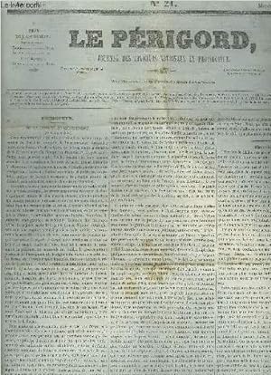 Seller image for LE PERIGORD JOURNAL DES INTERETS NATIONAUX ET PROVINCIAUX N21 ANNEE 1843 - for sale by Le-Livre