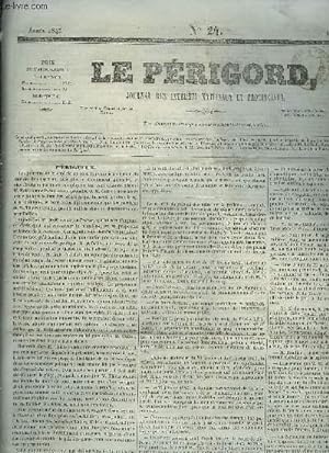 Seller image for LE PERIGORD JOURNAL DES INTERETS NATIONAUX ET PROVINCIAUX N24 ANNEE 1843 - for sale by Le-Livre