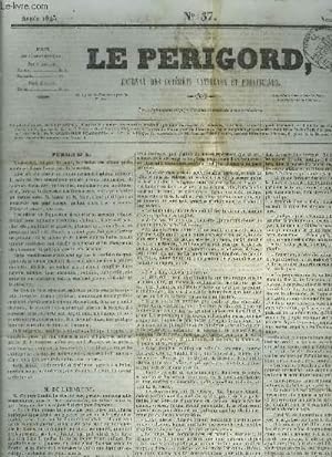 Seller image for LE PERIGORD JOURNAL DES INTERETS NATIONAUX ET PROVINCIAUX N37 ANNEE 1843 - for sale by Le-Livre