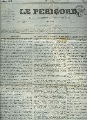 Seller image for LE PERIGORD JOURNAL DES INTERETS NATIONAUX ET PROVINCIAUX N39 ANNEE 1843 - Prigueux - Charles VI - chambre des dputs prsidence de M.Sauzet addition  la sance du 30 mars - bourse du 1er avril 1843 etc. for sale by Le-Livre