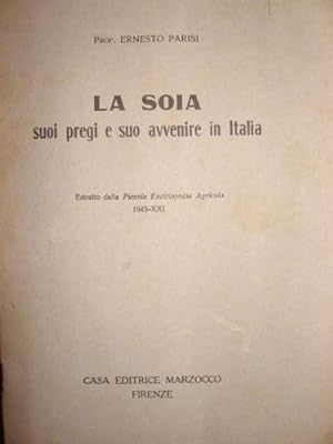 Seller image for La soia. for sale by Libreria La Fenice di Pietro Freggio
