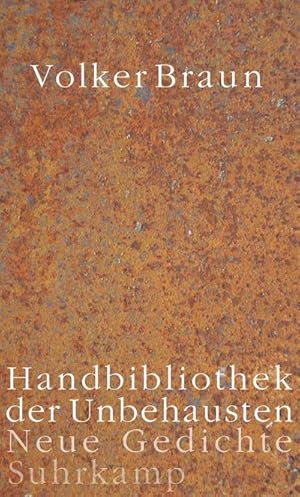 Bild des Verkufers fr Handbibliothek der Unbehausten : Neue Gedichte zum Verkauf von AHA-BUCH GmbH