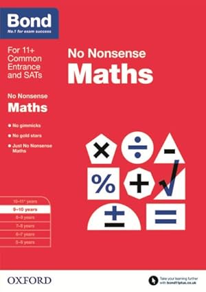 Imagen del vendedor de Bond: Maths: No Nonsense : 9-10 Years a la venta por GreatBookPrices