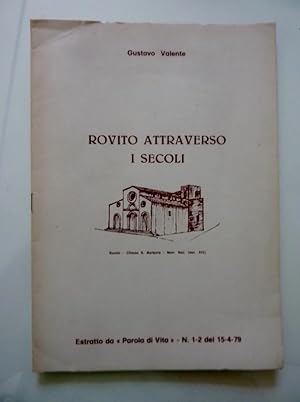 Bild des Verkufers fr ROVITO ATTRAVERSO I SECOLI Estratto da "PAROLA E VITA" n.1 - 2 del 15 - 4 - 79 zum Verkauf von Historia, Regnum et Nobilia