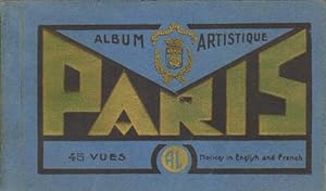 Bild des Verkufers fr Album artistique. Paris. zum Verkauf von Versandantiquariat Boller