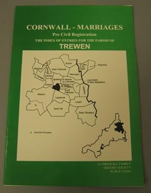Cornwall Marriages: Index of Entries for the Parish of Trewen
