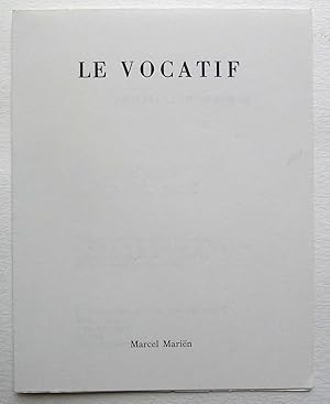 Image du vendeur pour Marcel Marin. Rponse  une enqute d'Arturo Schwarz parue dans Anarchia e Creativita Milan, La Salamandra 1981. Le Vocatif. No.220 Septembre 1982. mis en vente par Roe and Moore