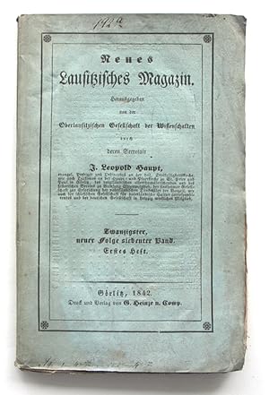 Das Oberlausitzer evangelisch-wendische Gesangbuch. (Beigebunden:) Gustav Köhler, Über den Namen ...