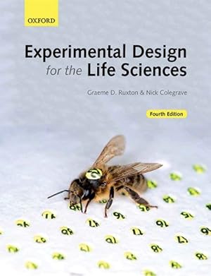 Bild des Verkufers fr Experimental Design for the Life Sciences zum Verkauf von GreatBookPrices