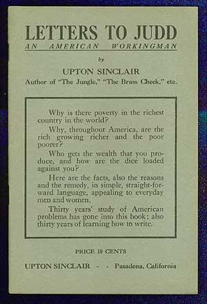 Image du vendeur pour Letters to Judd an American Workingman mis en vente par Between the Covers-Rare Books, Inc. ABAA