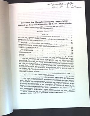 Bild des Verkufers fr Probleme der Energieversorgung Argentiniens dargestellt am Beispiel des Groprojektes El Chocon-Cerros Colorados; zum Verkauf von books4less (Versandantiquariat Petra Gros GmbH & Co. KG)