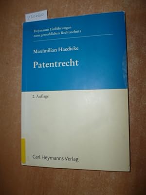 Seller image for Patentrecht for sale by Gebrauchtbcherlogistik  H.J. Lauterbach