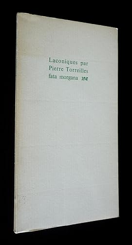 Image du vendeur pour Laconiques mis en vente par Abraxas-libris