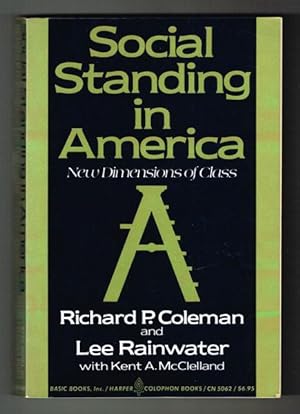 Bild des Verkufers fr Social Standing in America. New Dimensions of Class. zum Verkauf von Hatt Rare Books ILAB & CINOA