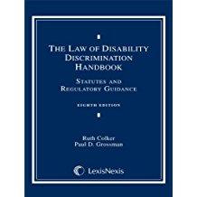 Image du vendeur pour Supplement to Law of Disability Discrimination Handbook: Statutes and Regulatory Guidance mis en vente par BarristerBooks