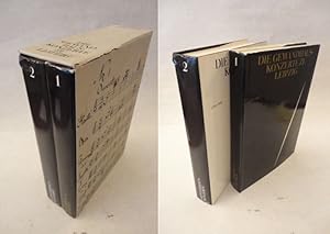 Immagine del venditore per Die Gewandhauskonzerte zu Leipzig 1781-1881 und 1781-1981, 2 B�nde (vollst�ndig). Band 1: 1781 - 1881. Im Auftrag der Konzert-Direktion verfa�t von Alfred D�rfel. Reprint der Ausgabe Leipzig 1881. Band 2: Mit einem zusammenfassenden R�ckblick von den Anf�ngen bis 1781. Im Auftrag des Gewandhauses zu Leipzig herausgegeben von Johannes Forner * mit O r i g i n a l - S c h u t z u m s c h l a g im Verlags-Pappschuber venduto da Galerie f�r gegenst�ndliche Kunst