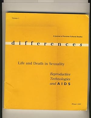 Imagen del vendedor de Differences: A Journal of Feminist Studies: Life and Death in Sexuality Vol.1 a la venta por Richard Lemay