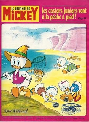 Le Journal de Mickey / Nouvelle Série - N° 1414 : Les Castors Juniors vont à la pêche à pied !. +...