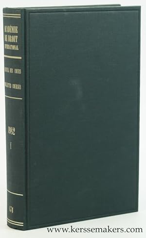 Immagine del venditore per Recueil des Cours. Collected courses of The Hague Academy of International Law 1982 I. Tome 174 de la collection. venduto da Emile Kerssemakers ILAB