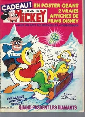 Le Journal de Mickey / N° 1555 : Une grande aventure de Donald.quand passent les diamants