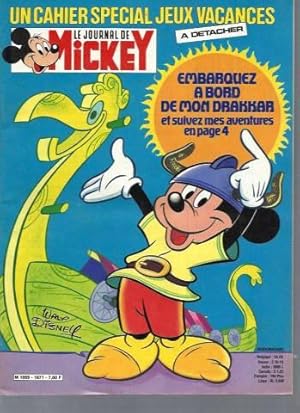 Le Journal de Mickey / N° 1671 : Un cahier spécial Jeux Vacances à détacher