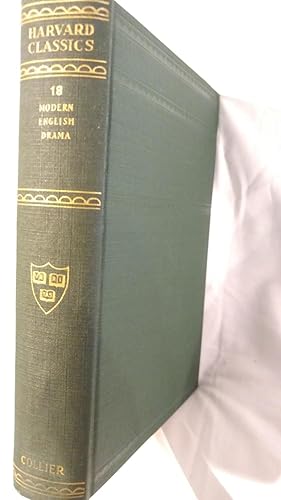 Bild des Verkufers fr MODERN ENGLISH DRAMA; DRYDEN, SHERIDAN, GOLDSMITH, SHELLEY, BROWNING, BYRON; VOLUME 18, HARVARD CLASSICS zum Verkauf von Antique Books Den