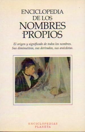 Bild des Verkufers fr ENCICLOPEDIA DE LOS NOMBRES PROPIOS. zum Verkauf von angeles sancha libros