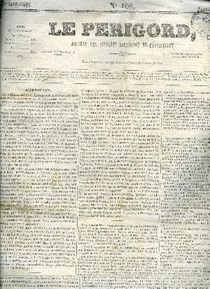 Bild des Verkufers fr LE PERIGORD JOURNAL DES INTERETS NATIONAUX ET PROVINCIAUX N108 1843 - Prigueux - rsignation (suite) - extrieur Grande Bretagne banquet  Espartero - colonies franaises Algrie - intrieur fortification de Paris - nouvelles diverses etc. zum Verkauf von Le-Livre