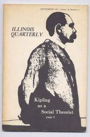 Image du vendeur pour Illinois Quarterly, September 1971, Volume 34 Number 1, includes Kipling as a Social Theorist mis en vente par Cat's Cradle Books