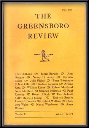 Seller image for The Greensboro Review, Number 15 (Winter, 1973-1974) for sale by Cat's Cradle Books