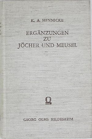 Bild des Verkufers fr Beitrage zur Erganzung und Berichtigung des Jocher'schen Allgemeinen Gelehrten Lexikon's und des Meusel'schen Lexikon's der von 1750 bis 1800 verstorbenen teutschen Schriftsteller. Drei Stucke in einem Band zum Verkauf von Powell's Bookstores Chicago, ABAA