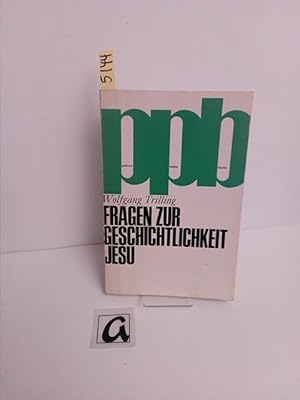 Bild des Verkufers fr Fragen zur Geschichtlichkeit Jesu. zum Verkauf von AphorismA gGmbH