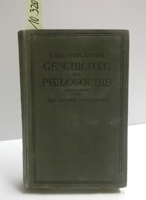 Image du vendeur pour Geschichte der Philosophie. II. Band: Philosophie der Neuzeit. mis en vente par AphorismA gGmbH