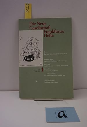 Image du vendeur pour Die Neue Gesellschaft Frankfurter Hefte. Januar (1) 1997. Recht und Politik. Zeitschrift. mis en vente par AphorismA gGmbH