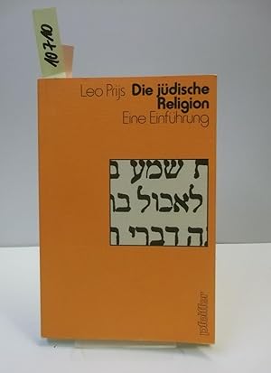 Bild des Verkäufers für Die jüdische Religion. Eine Einführung. zum Verkauf von AphorismA gGmbH