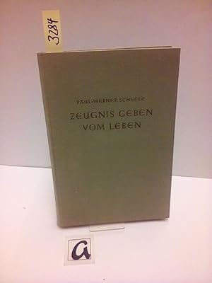 Bild des Verkufers fr Zeugnis geben vom Leben. Handreichung fr den Berufsschulkatecheten zur Verkndigung von Gnade und Sakrament. zum Verkauf von AphorismA gGmbH