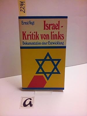 Seller image for Israel-Kritik von links. Dokumentation einer Entwicklung. for sale by AphorismA gGmbH