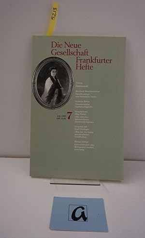 Image du vendeur pour Die Neue Gesellschaft Frankfurter Hefte. Juli (7), 1995. sterreich. Zeitschrift. mis en vente par AphorismA gGmbH